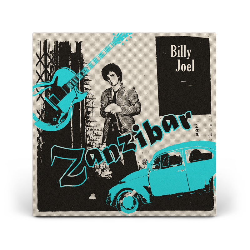 BILLY JOEL ZANZIBAR SINGLE COVER ART REDESIGN RETRO